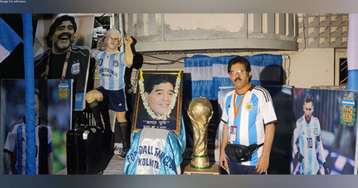 Argentina fan from Kolkata leaves for Qatar to support Lionel Messi in his quest for World Cup title